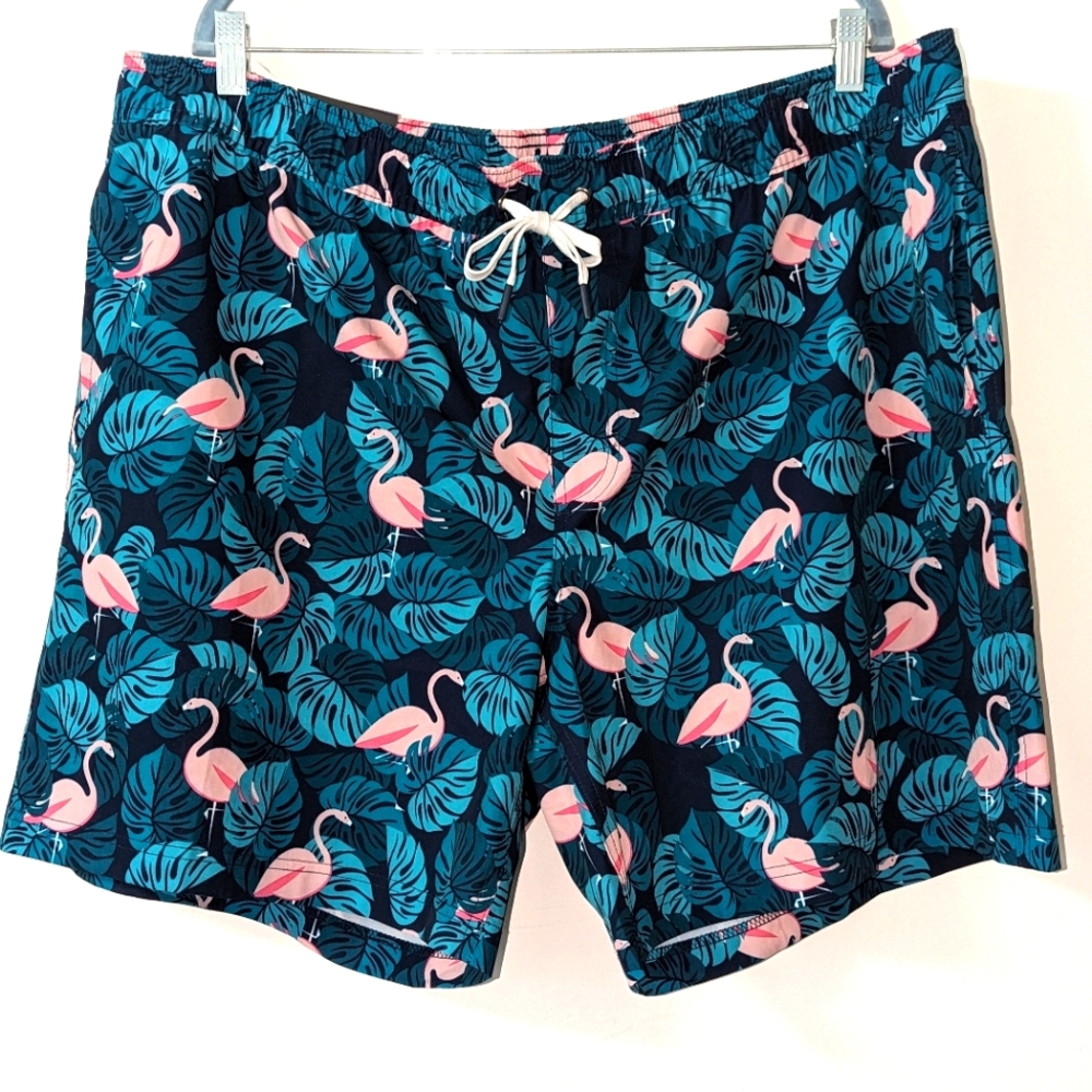 NWT XXL Swim Trunks Resort Pattern